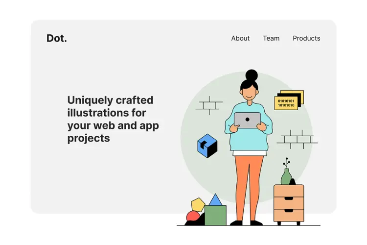 SnapOut 16幅在家办公手绘矢量人物网站插画图片webp免抠图素材
