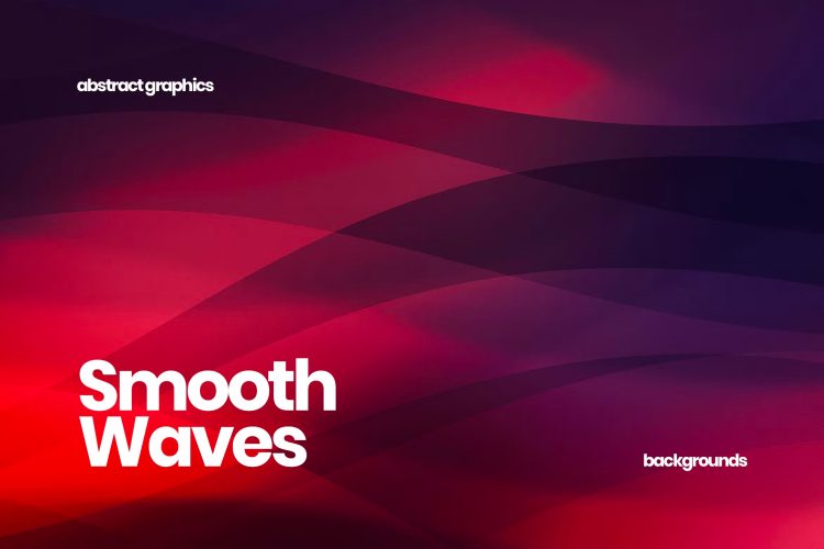 Smooth Waves Backgrounds 平滑波纹背景图片 线条波浪贴图素材下载