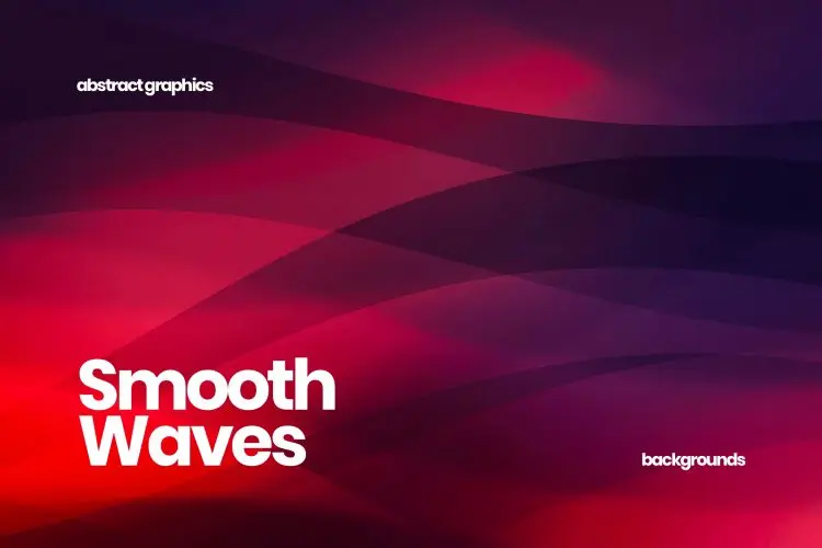 Smooth Waves Backgrounds 平滑波纹背景图片 线条波浪贴图素材下载
