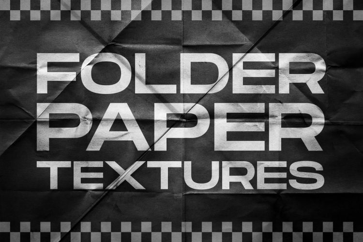 Folded paper textures collection 66款潮流复古做旧折痕褶皱粗糙肌理海报背景底纹高清图片设计素材