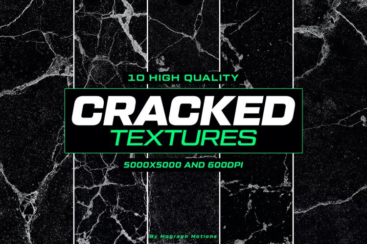 Cracked Textures 老旧破裂破碎裂痕划痕墙缝纹理背景叠加图片设计素材 10p