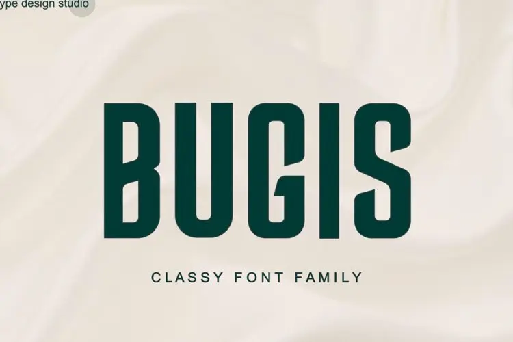 Bugis Upright Font 直立优雅服饰杂志商品商标logo标题无衬线英文字体