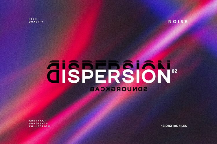 Dispersion Gradient Backgrounds 02 未来科幻紫色散模糊渐变抽象背景图片设计素材 15p