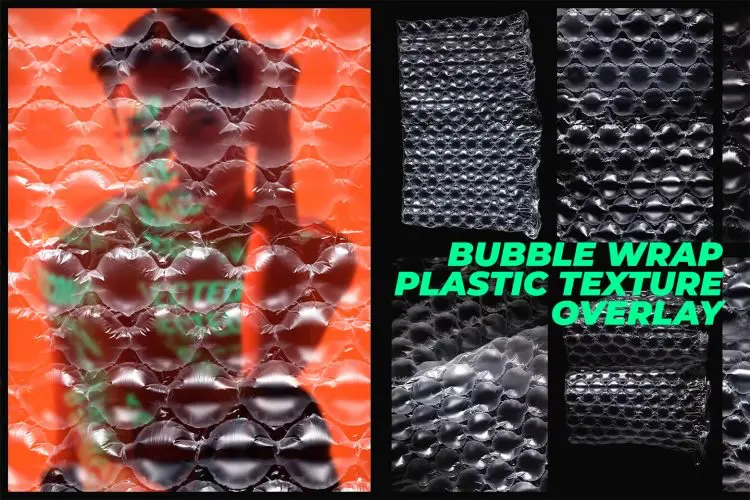 7 Bubble Wrap Plastic Texture Overlay 防震塑料气泡保鲜膜纹理背景叠加图片webp免抠图国外设计素材 14p