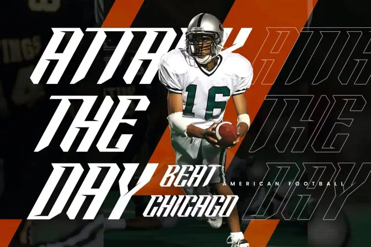 Rockin Pistons 2款现代活力动感竞技体育速度电竞游戏海报标题封面创意英文字体