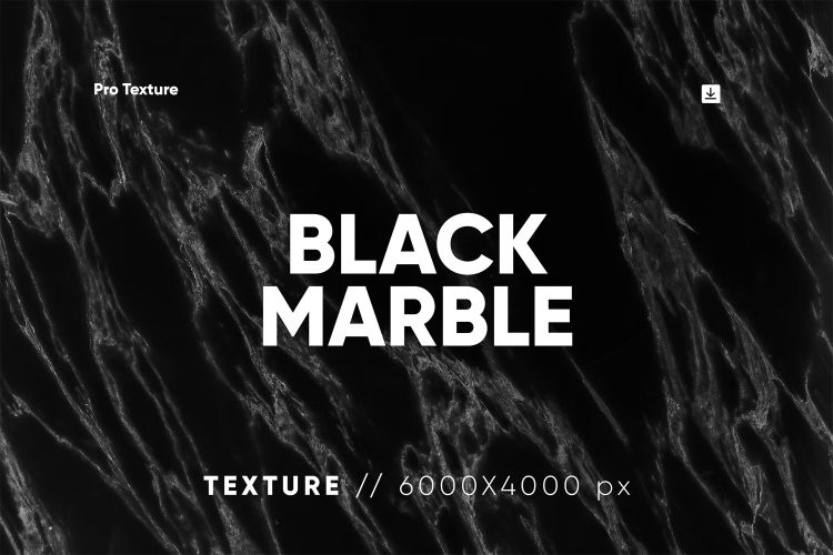 12 Black Marble Textures HQ 12张黑色大理石纹路纹理图案背景叠加图片设计素材