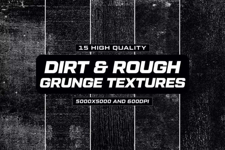 15 Dirt & Rough Grunge Textures 15种污垢粗糙脏乱陈旧纹理老照片效果背景叠加图片国外设计素材