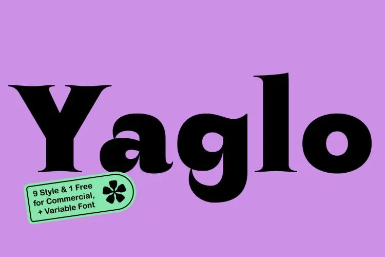 ZT Yaglo 9款复古几何徽标品牌包装logo标识衬线英文子字母符号字体下载