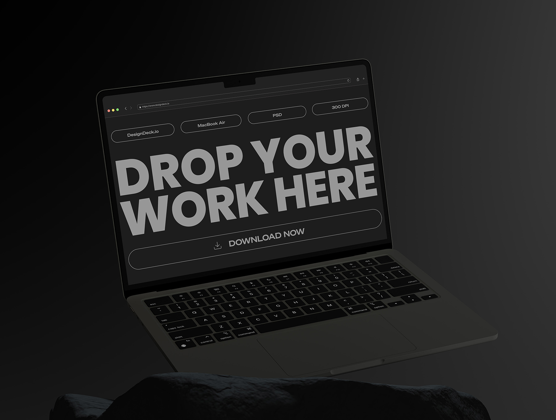 Macbook Air M2 Mockup Bundle – 6 Mockups 6款 Macbook Air M2 样机包