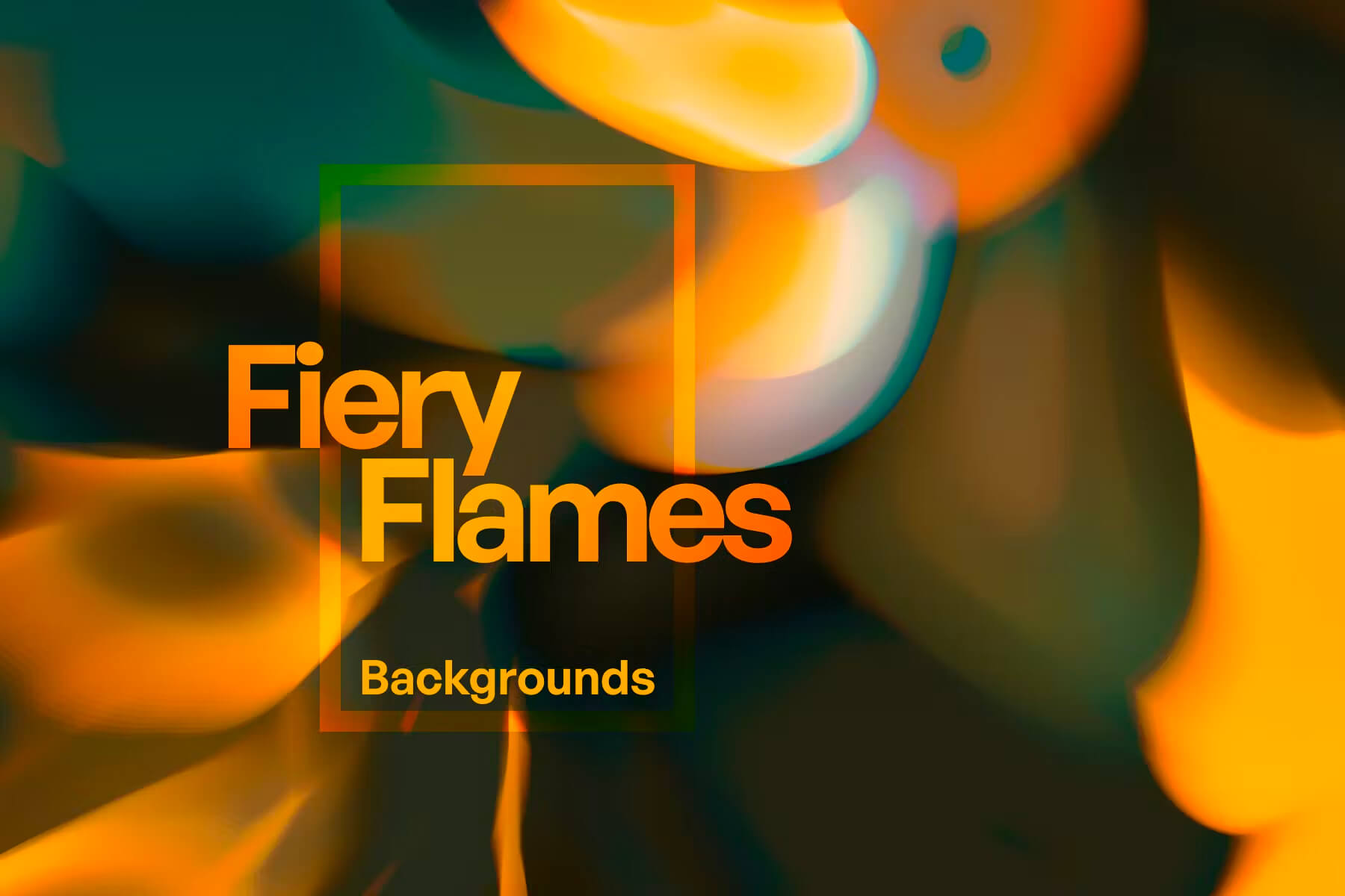 Abstract Fiery Flames Backgrounds 5张抽象模糊炽热火焰燃烧背景图片国外设计素材