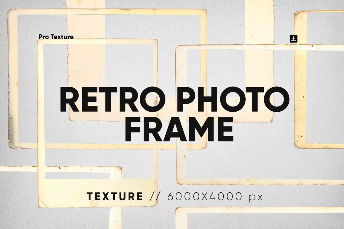 15 Old Photo Frame Overlay 15款复古老旧照片相框画框边框背景设计素材webp免抠图片