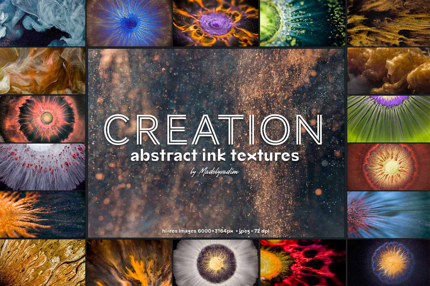 Creation – Abstract Ink Textures 30张抽象艺术创意水墨颜料营销广告海报背景图片设计素材