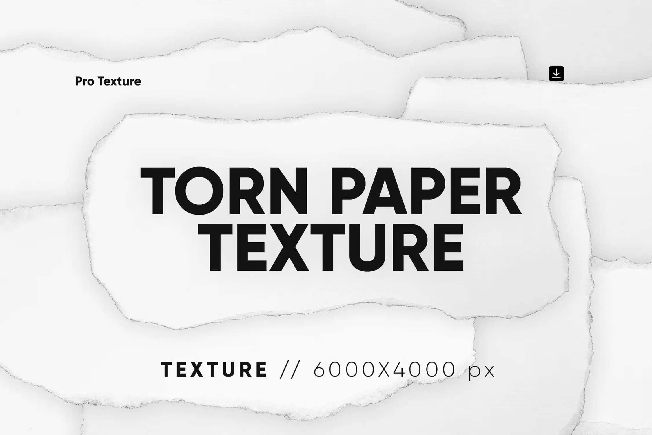 20 Torn Paper Pieces Overlay HQ 20张撕纸纸片毛边纸张边缘撕裂背景图片设计素材