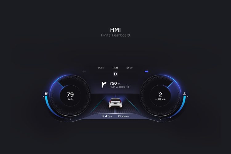HMI-Digital Dashboard
