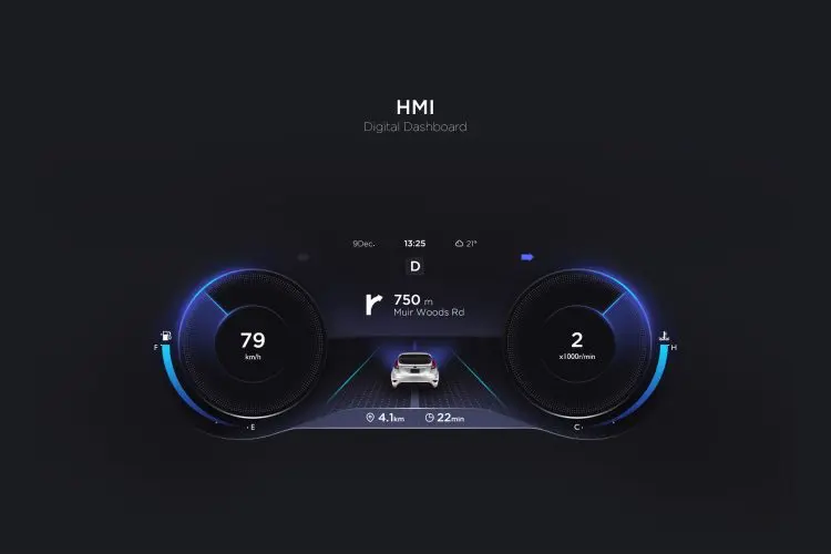 HMI-Digital Dashboard