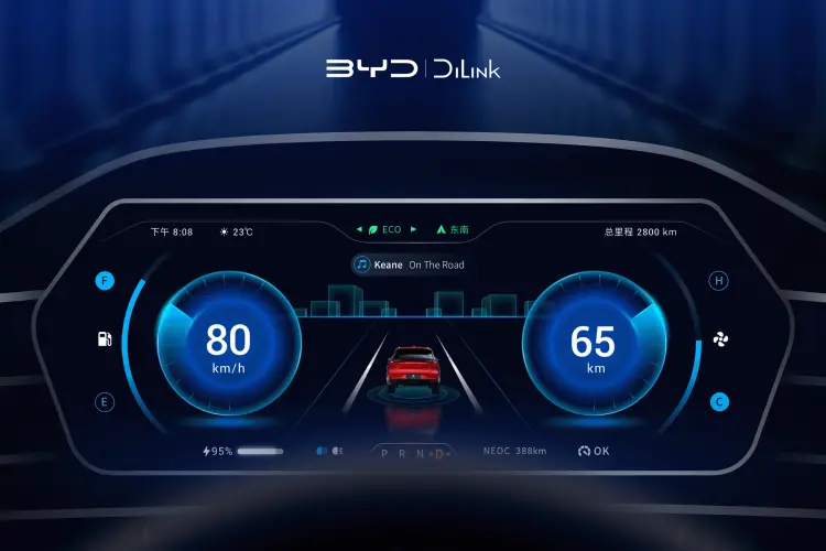BYD Car HMI Design