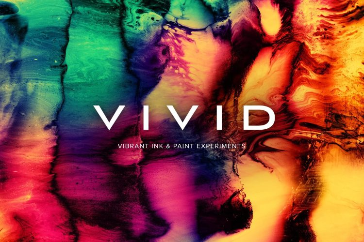 Vivid Vibrant Ink & Paint Textures  15款高清炫彩时尚抽象艺术油漆颜料绘画液体渐变背景底纹图片素材