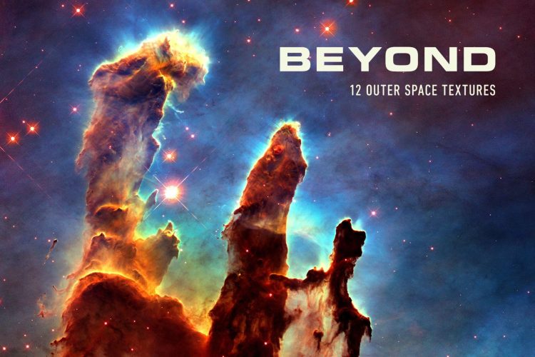 Beyond 12 Outer Space Textures  12款NASA华丽高清宇宙外太空天文银河系星云背景底纹图片设计素材