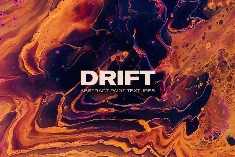 Drift Abstract Paint Textures  10款高清艺术抽象手工绘画油漆颜料液体肌理背景底纹图片设计素材