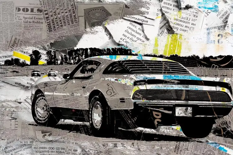 Paper Collage Art Effect 复古创意纸张肌理撕裂拼贴艺术PSD特效样机