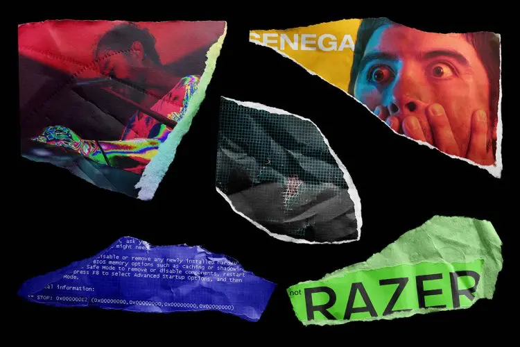 Torn Paper I — Mockup Pack 15款潮流复古褶皱撕纸毛边拼贴设计贴图ps样机素材展示效果模板