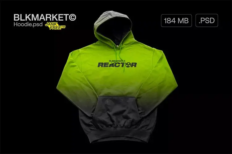 Hoodie psd – Pullover Mockup 潮流复古做旧水洗连帽潮牌卫衣logo印花图案设计贴图ps样机素材