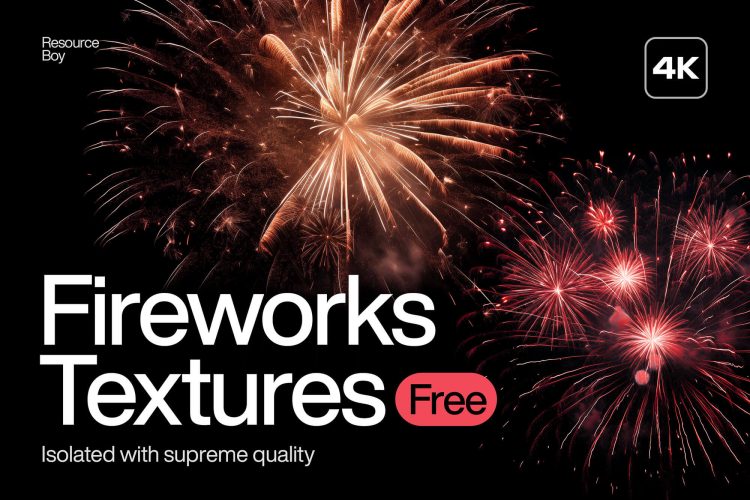 250 Fireworks Textures  250款4K高清璀璨节日庆典烟火烟花焰火绽放背景底纹图片设计素材免费下载