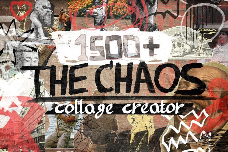 Anti Design #1 – The Chaos 1500+ PNG  1500+潮流复古做旧叛逆街头手绘涂鸦剪报拼贴png免抠图片设计素材