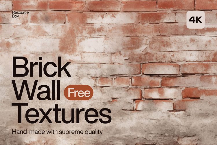 200 Brick Wall Textures  200款4K高清做旧砖墙文化砖红砖墙壁材质贴图背景底纹图片素材