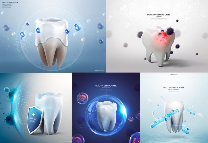 Tooth Sale Poster Template  13款医疗科技牙齿牙科牙医牙痛保护宣传单海报PSD模板