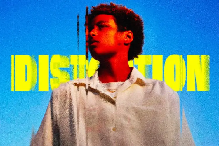 Distortion Photo Effect 复古失真畸变扭曲故障风模糊颗粒噪点图像照片滤镜ps样机特效模板