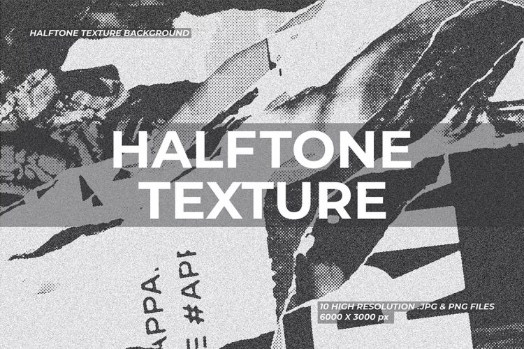 Halftone Texture Background  10款半调抽象艺术装饰几何纹理背景图片设计素材