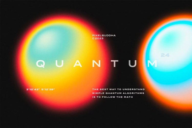 Quantum Vibrant Textures  24款圆形科幻时尚迷幻模糊渐变梦幻星球艺术炫彩背景底纹图片素材