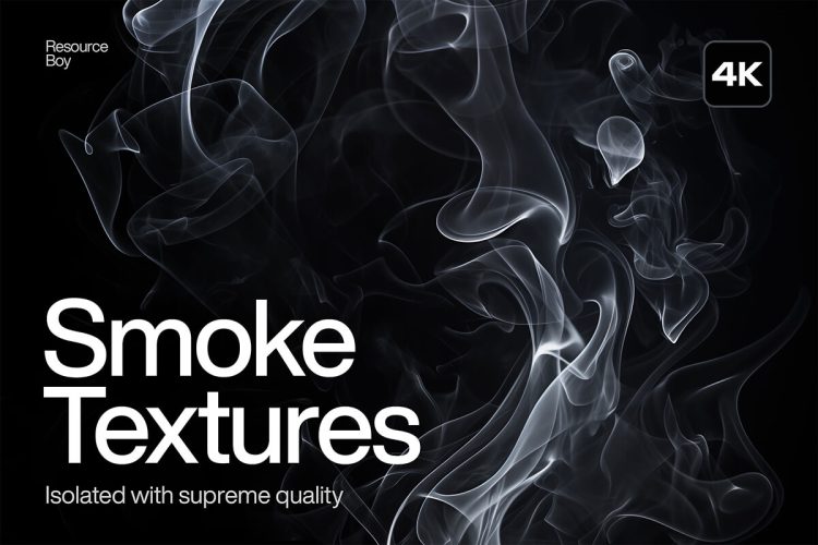 220+ Smoke Textures  228款高清抽象艺术黑白单色烟雾云雾烟尘雾气背景底纹图片素材