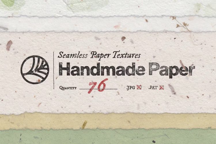 Seamless Paper – Handmade  76款自然手工无缝拼接艺术纸纹肌理文艺背景图案底纹高清图片素材