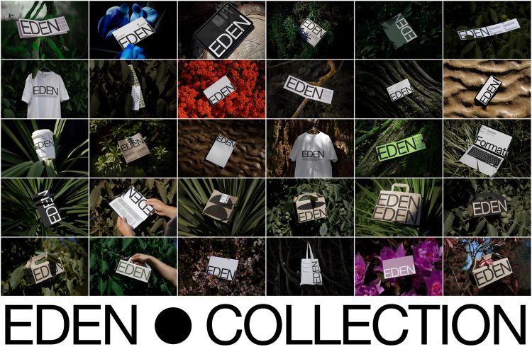 EDEN COLLECTION  39款户外文创品牌VI应用包装名片T恤ps样机素材场景展示效果图