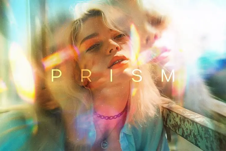 Light Leak Prism Photo Effect  4款动感叠印漏光棱镜迷幻折射光斑图像照片滤镜ps样机特效模板