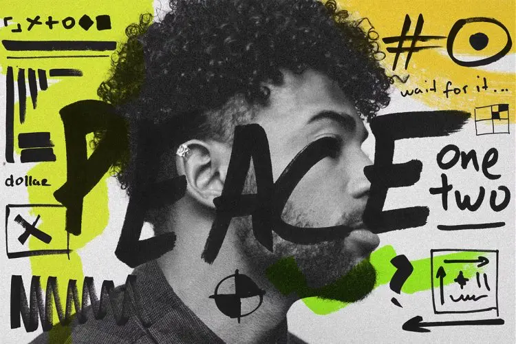 232 Marker Scribbles Pack  232款马克笔手绘涂鸦手写乱涂字母箭头标记符号笔刷webp免抠图片