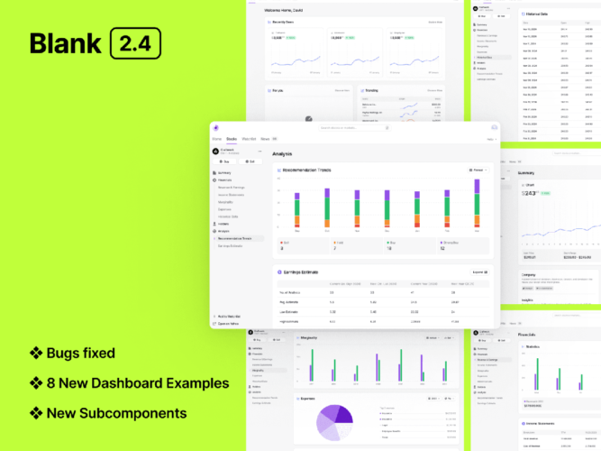 Blank 2.4 全套专业网页移动端ui界面规范标准化套件原型组件布局设计模板