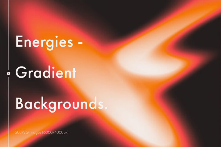 Energies – Gradient Backgrounds  50款潮流科幻动感酸性模糊抽象艺术科技海报背景底纹高清图片素材