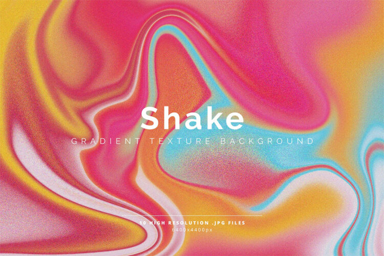 Shake Gradient Texture Background 10款迷幻抽象艺术液体复古颗粒流体渐变时尚装饰背景底纹图片素材