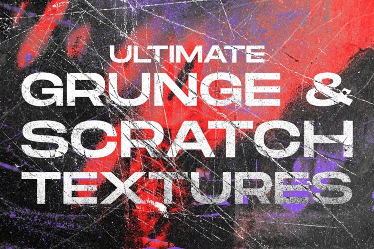 Ultimate Grunge & Scratch Textures 150款复古做旧磨损划痕粗糙褶皱尘埃污渍颗粒肌理背景图片素材