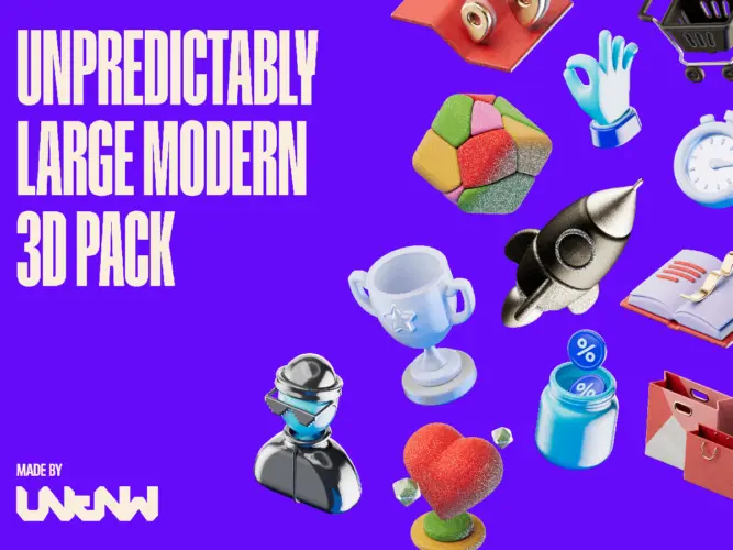 Unpredictably 1200个银行金融数字货币商务社交类3D立体等距插图插画图标素材