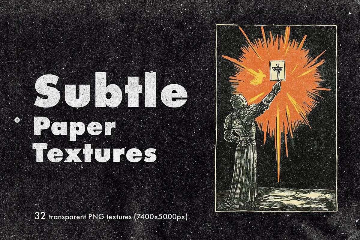 Subtle Paper Textures 32款复古怀旧粗糙颗粒做旧褶皱纸张肌理背景底纹webp免抠图片素材