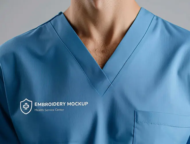 Medical Uniform Mockup Set 9款医疗牙医主治医师服装制服模型ps样机素材国外设计模板