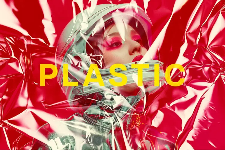 Plastic Overlay Textures 透明塑料玻璃纸褶皱折痕纹理背景叠加图片设计素材