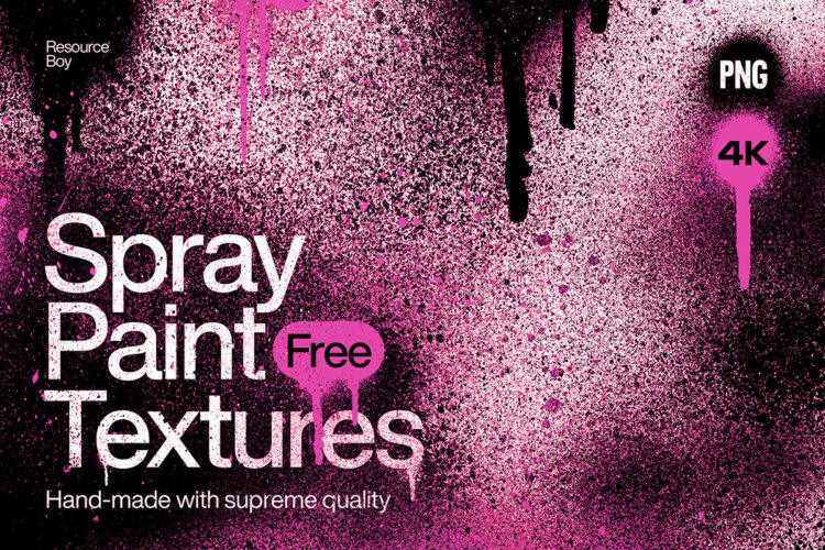 200 Spray Paint Textures 可商用200款复古街头艺术喷漆喷涂涂鸦飞溅滴落喷雾PNG免扣图片免费下载