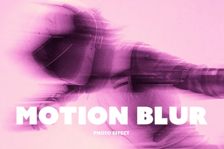 Dreamy Blur Photo Effect 照片图像梦幻模糊故障残影ps特效样机素材模板