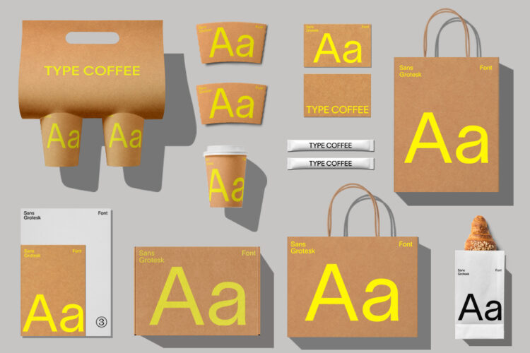 Coffee Branding Mockup Collection 16款质感咖啡品牌纸杯杯包装袋纸袋海报名片菜单VI品牌设计作品集展示PSD样机