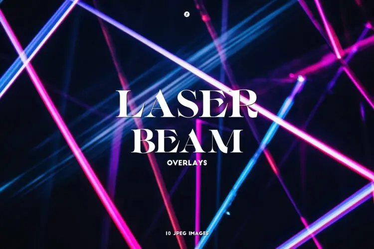 Laser Beam Overlays 10张狂欢派对激光束射线霓虹光线背景叠加覆盖图片设计素材